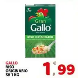 Premium Supermercati Gallo riso originario offerta