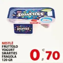 Premium Supermercati Nestlé Fruttolo Yogurt Smarties Fragola offerta