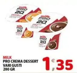 Mio Market Milk pro crema dessert offerta