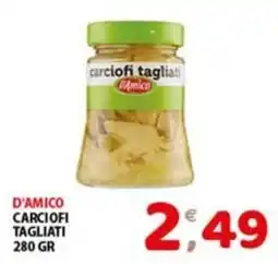 Mio Market D'Amico carciofi tagliati offerta