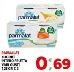 Mio Market Parmalat yogurt intero frutta vari gusti offerta