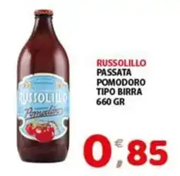 Mio Market Russolillo passata pomodoro tipo birra offerta