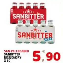 Premium Supermercati San Pellegrino Sanbitter Rosso/Dry offerta