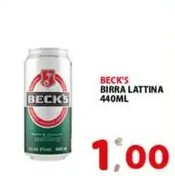 Premium Supermercati Beck's birra lattina offerta