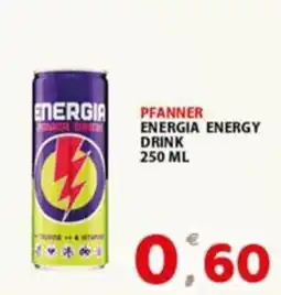 Premium Supermercati Pfanner energia energy drink offerta
