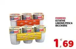 Premium Supermercati Ferrero Estathe bicchiere offerta