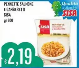 IperSisa Penne al salmone e gamberetti SISA offerta