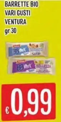 IperSisa Barrette bio vari gusti Ventura offerta