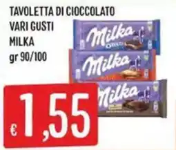IperSisa Tavoletta di cioccolato Milka offerta