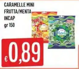 IperSisa Caramelle mini frutta/menta Incap offerta