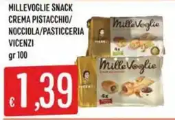 IperSisa MilleVoglie Snack Crema Pistacchio offerta