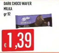 IperSisa Dark Choco Wafer Milka offerta