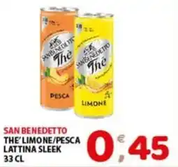 Mio Market San Benedetto The' Limone/Pesca Lattina Sleek offerta