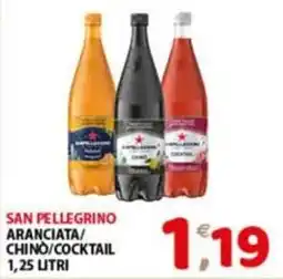Mio Market San Pellegrino aranciata/chino/cocktail offerta