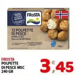 Mio Market Frosta polpette di pesce msc offerta