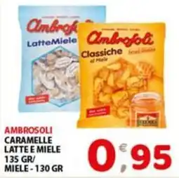 Mio Market Ambrosoli caramelle latte e miele offerta