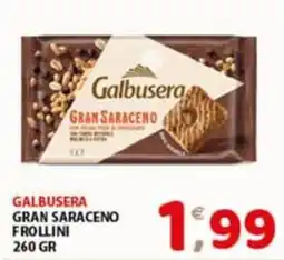 Mio Market Galbusera gran saraceno frollini offerta