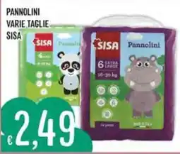 IperSisa Pannolini SISA offerta