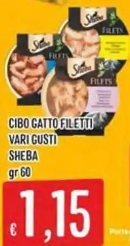 IperSisa Cibo gatto filetti vari gusti Sheba offerta