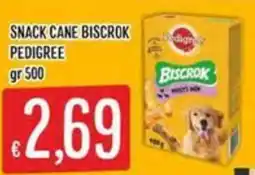 IperSisa Snack cane biscrok pedigree offerta
