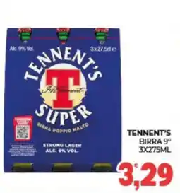 Eté Tennent's birra 9° offerta
