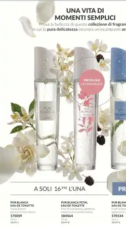 Avon Pur Blanca Eau de Toilette offerta