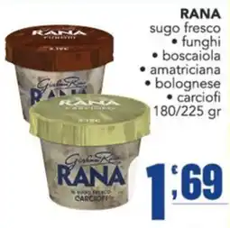 Gruppo di Palo Rana sugo fresco carciofi offerta