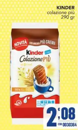 Gruppo di Palo Kinder Colazione Più offerta