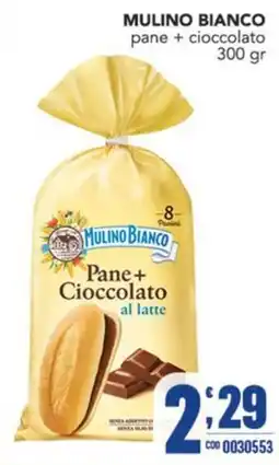 Gruppo di Palo Mulino Bianco pane + cioccolato al latte offerta