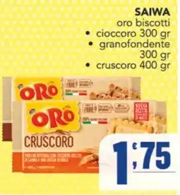 Gruppo di Palo SAIWA oro biscotti offerta