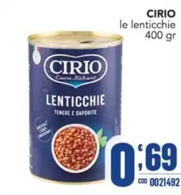 Gruppo di Palo Cirio lenticchie offerta