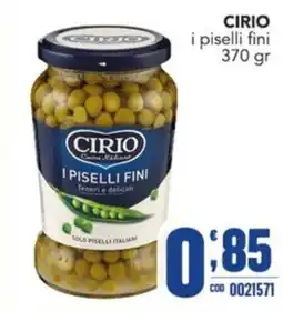 Gruppo di Palo Cirio i piselli fini offerta