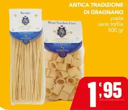 Gruppo di Palo Bucatini Mezzi Paccheri Lisci offerta