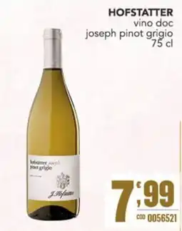 Gruppo di Palo Hofstatter Joseph Pinot Grigio offerta