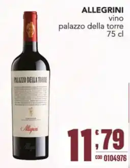 Gruppo di Palo Allegrini vino palazzo della torre offerta