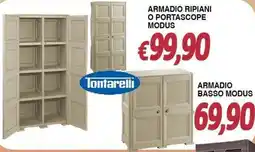 Bernava Armadio ripiani o portascope Modus offerta