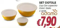 Bernava Set ciotole adamo offerta