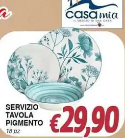 Bernava Servizio tavola Pigmento offerta