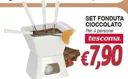Bernava Set fonduta cioccolato tescoma offerta