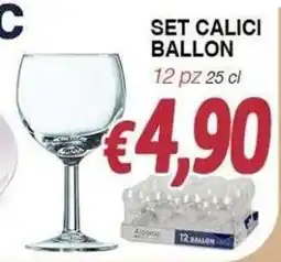 Bernava Set calici ballon offerta