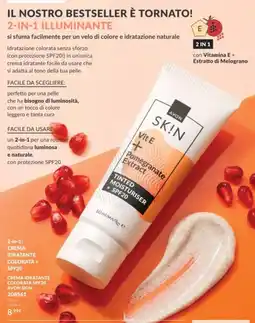 Avon Crema idratante colorata SPF20 Avon Skin offerta
