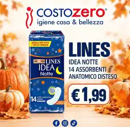Costo Zero Lines Idea Notte offerta