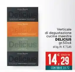 Altasfera Verticale di degustazione cucina maestra DELICIOUS offerta