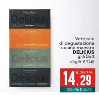 Verticale di degustazione cucina maestra DELICIOUS
