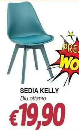 Bernava Sedia Kelly Blu ottanio offerta