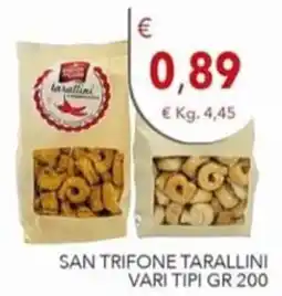 Diper San Trifone tarallini offerta