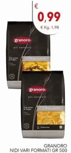 Diper Granoro nidi vari formati offerta