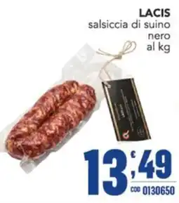 Gruppo di Palo Lacis salsiccia di suino nero offerta