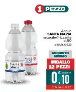 Altasfera Acqua Santa Maria naturale/frizzante offerta