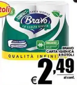 DEM Bravo carta igienica offerta